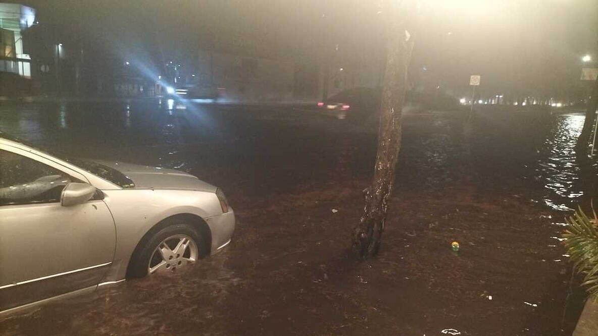 Tormenta eléctrica y granizo en Toluca