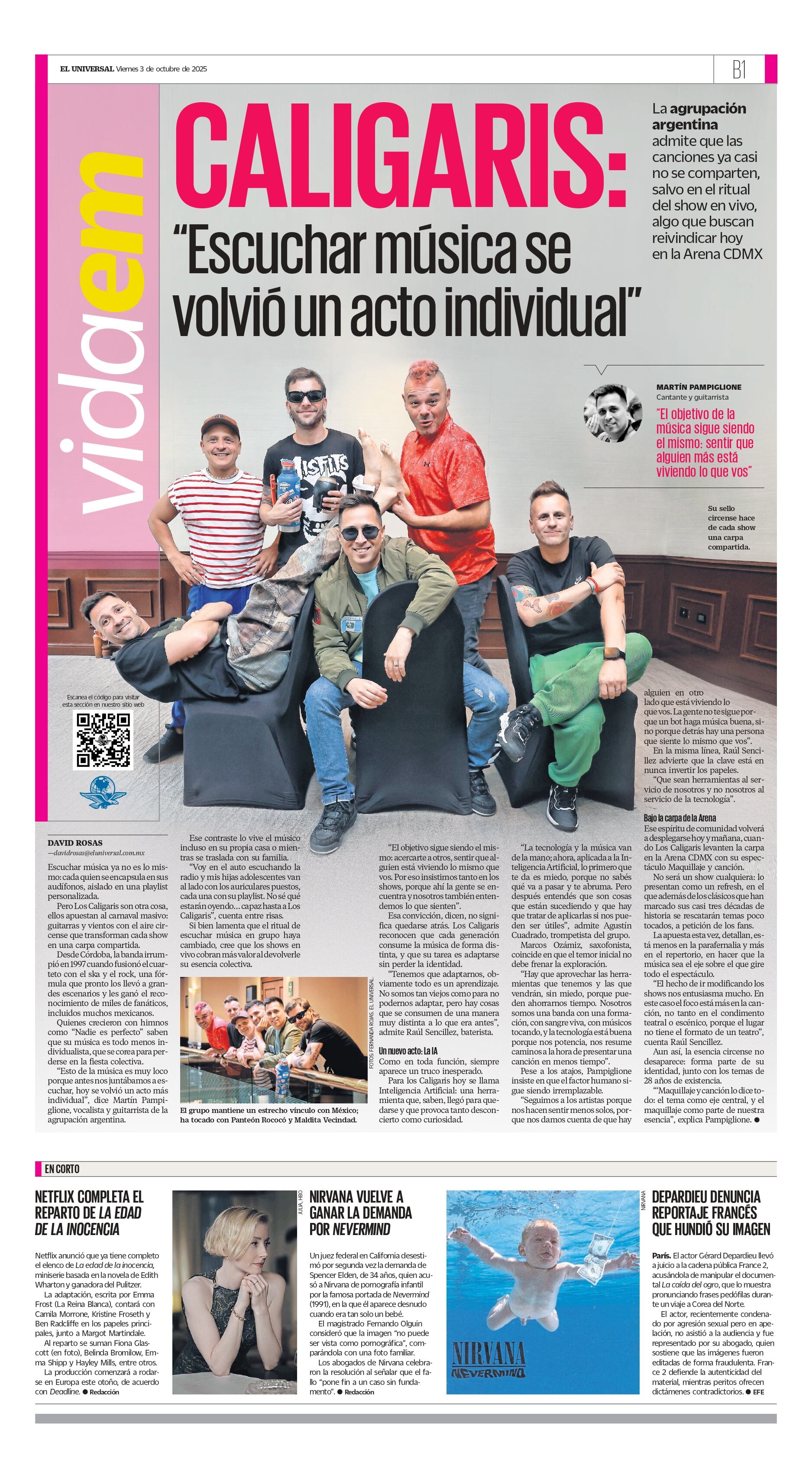 Portada del 5 de octubre 2025