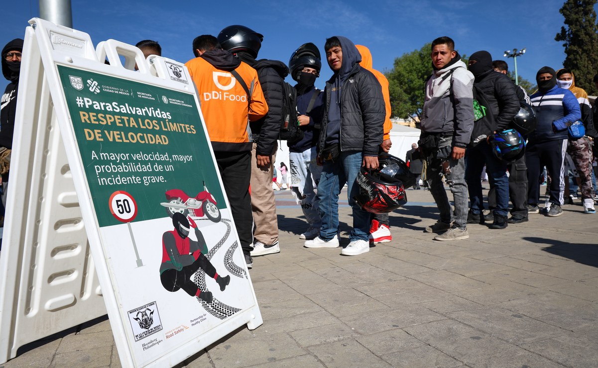 Ecatepec: Imparten capacitaciones para repartidores en motocicleta