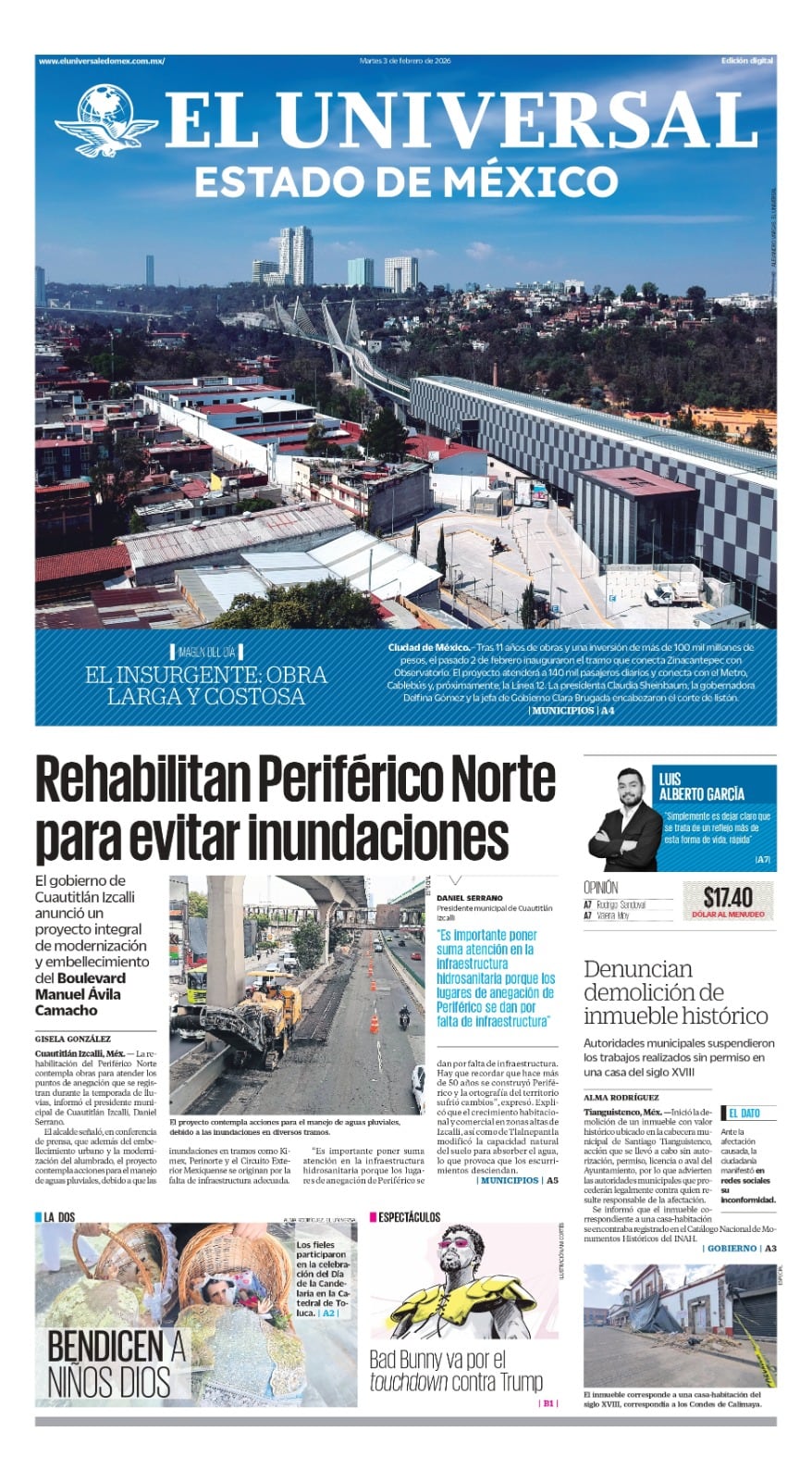 Portada 03 de febrero de 2026