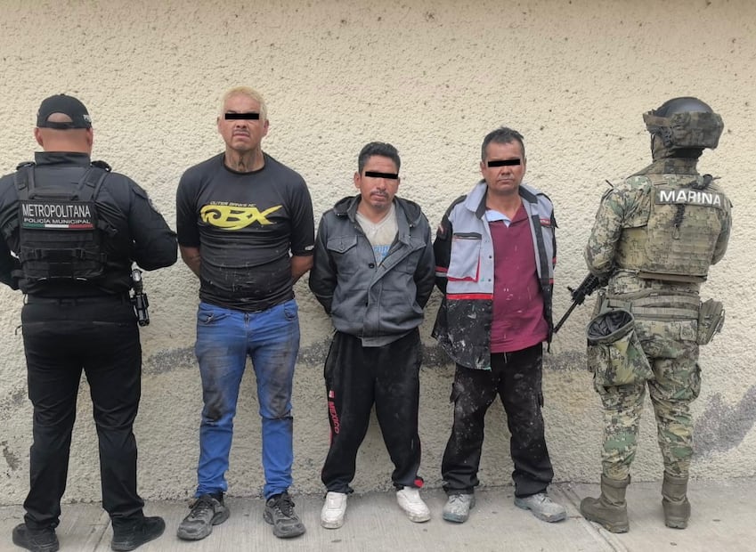 Los hombres fueron presentados ante el Ministerio Público. Foto. Especial