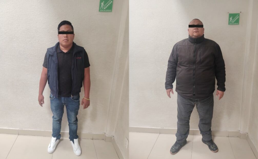 Los cuatro detenidos fueron llevados bajo un fuerte dispositivo de seguridad a la Agencia del Ministerio Público para iniciar su proceso legal. Foto Especial