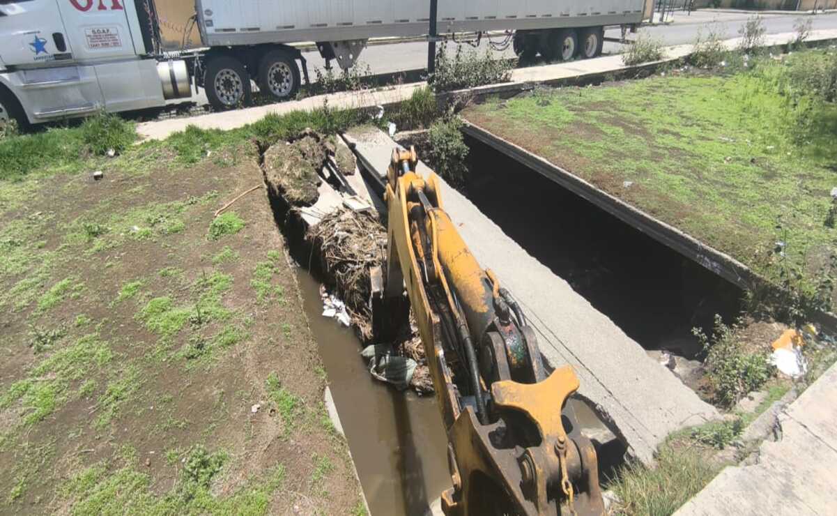 Seguridad Hídrica: Toluca refuerza limpieza de canales para prevenir inundaciones