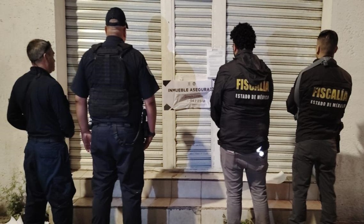 Agentes de la FGJEM aseguraron el inmueble para continuar con las investigaciones. Foto: Especial