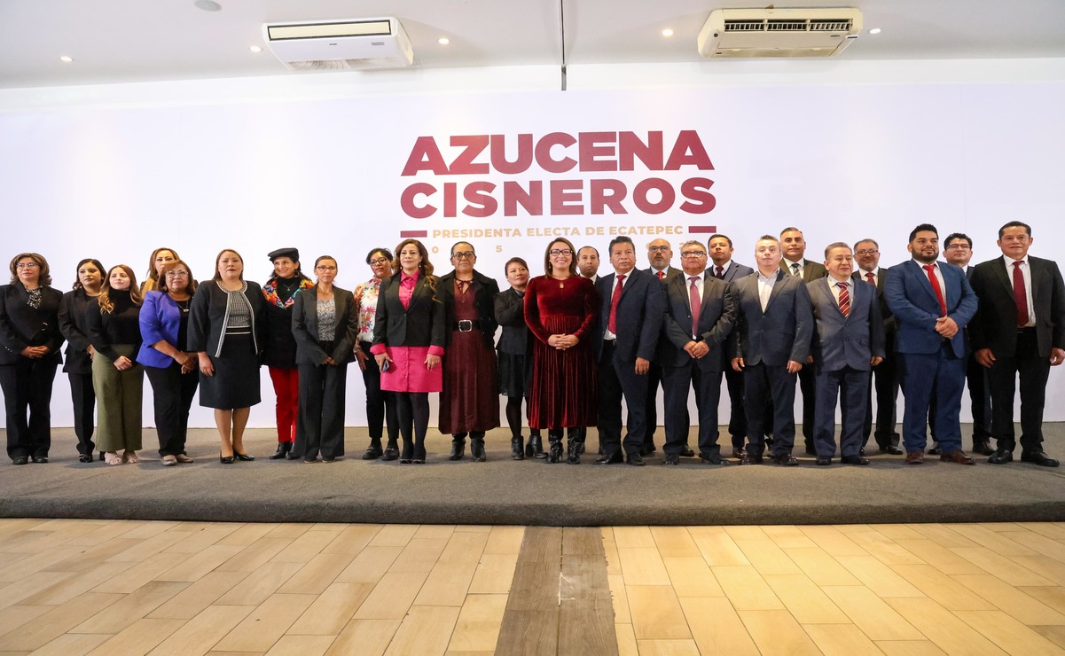 Azucena Cisneros mencionó que aún no tiene información sobre el nivel de crisis económica en Ecatepec. Foto: Luis Camacho