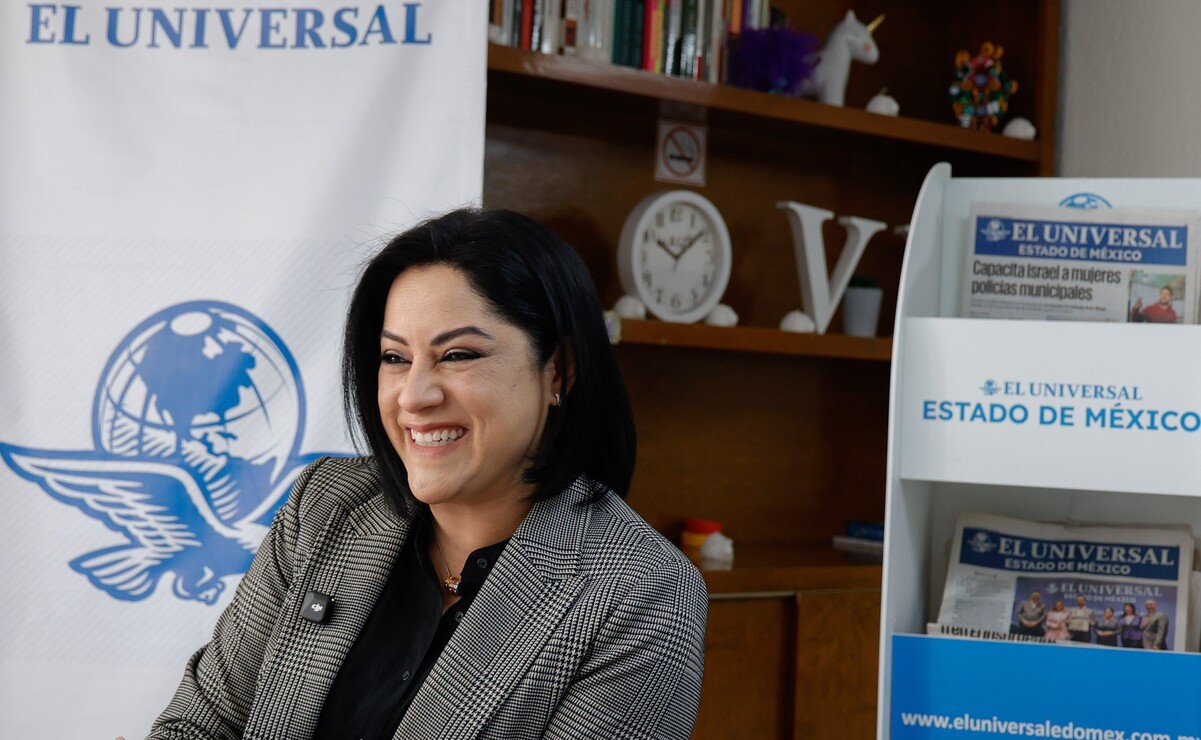María José Bernáldez Aguilar es candidata a la Rectoría de la UAEMéx. Foto: Arturo Hernández