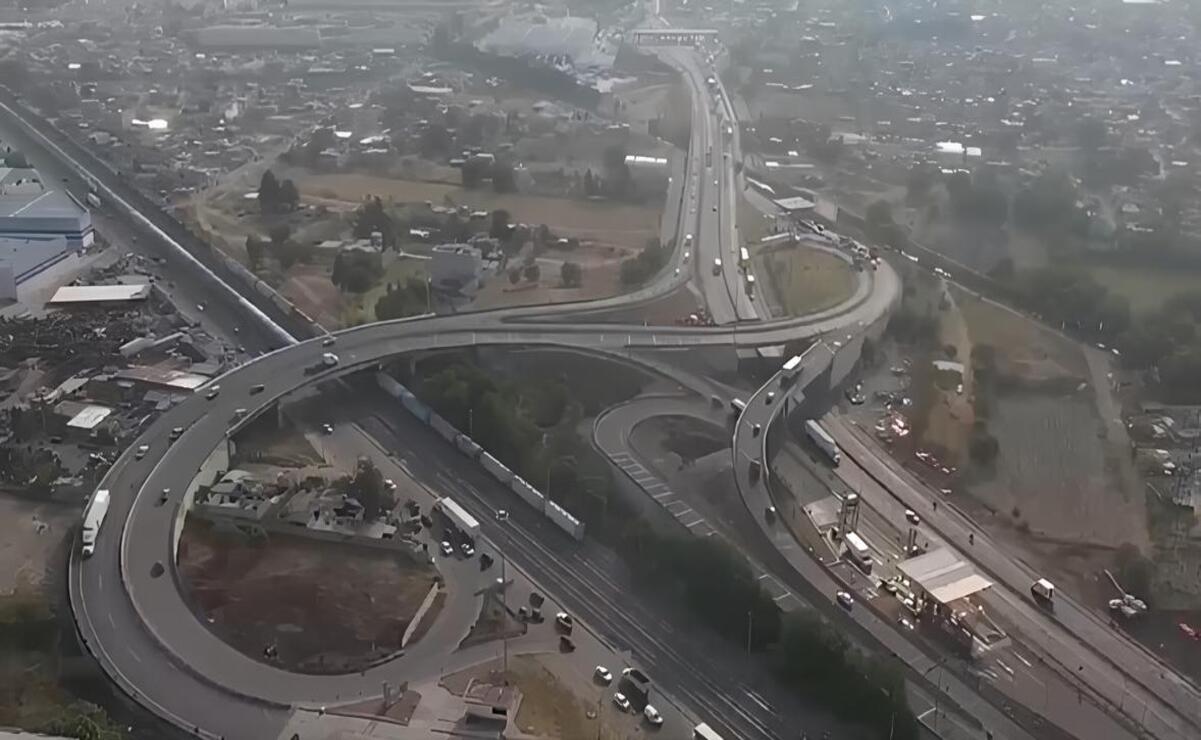 ¡Precaución! Cierran tramo del Circuito Exterior Mexiquense por mantenimiento