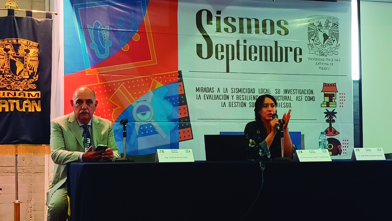 En la Facultad de Estudios Superiores Acatlán se realizó el “Foro Sismos Septiembre” / Foto Gisela González