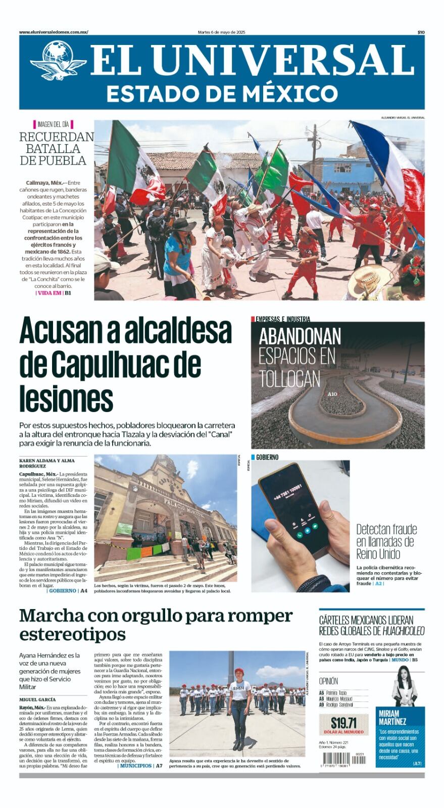 Portada 6 de mayo 2025