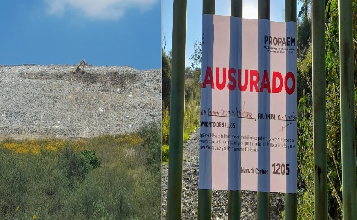 La PROPAEM colocó nuevos sellos de clausura en las puertas de este basurero metropolitano. Foto: Especial