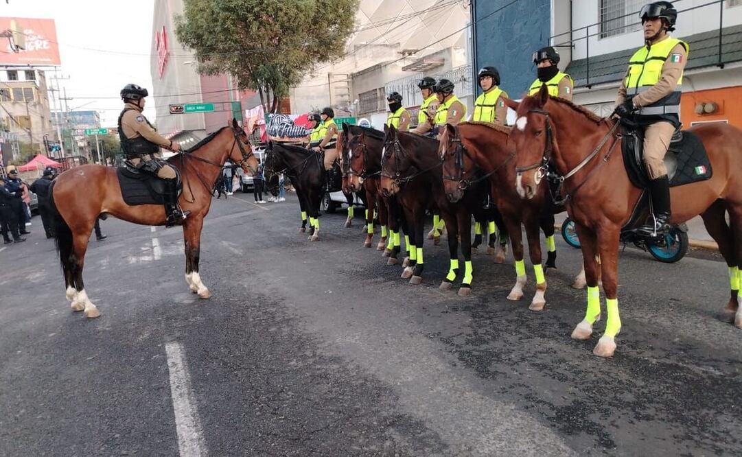 Con un despliegue de 350 elementos de seguridad, el Estadio “Nemesio Diez” se encuentra blindado / Foto Especial