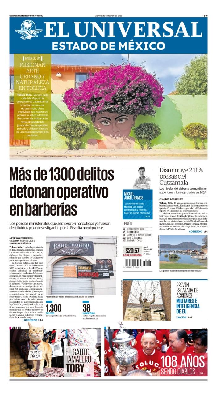 Portada Edomex 12 de febrero 2025
