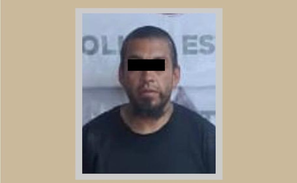 Rodolfo “N”, de 41 años, fue interceptado por fuerzas federales y estatales tras intentar huir en una motocicleta con reporte de robo. Foto Especial