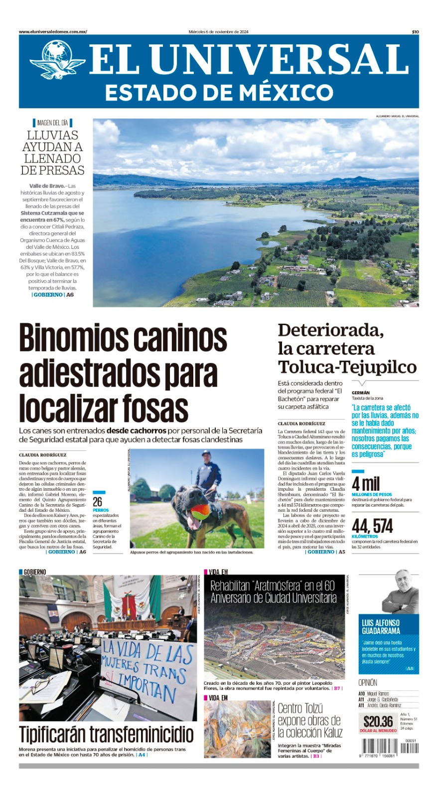 Portada 06 noviembre del 2024