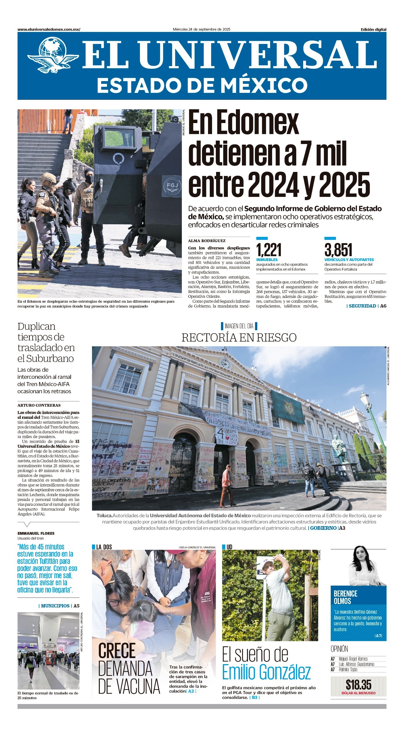 Portada 24 de septiembre 2025