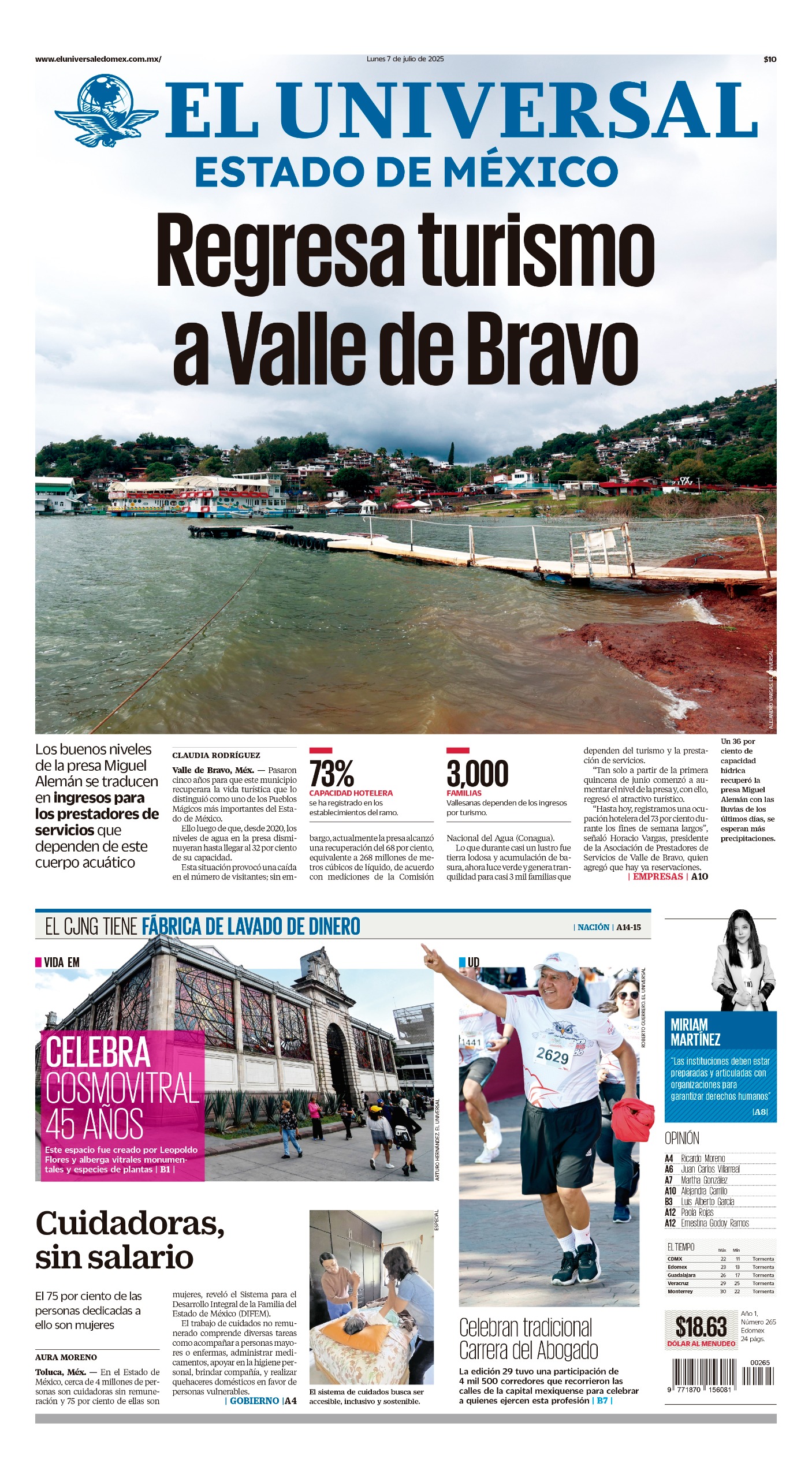 Portada 8 de julio 2025