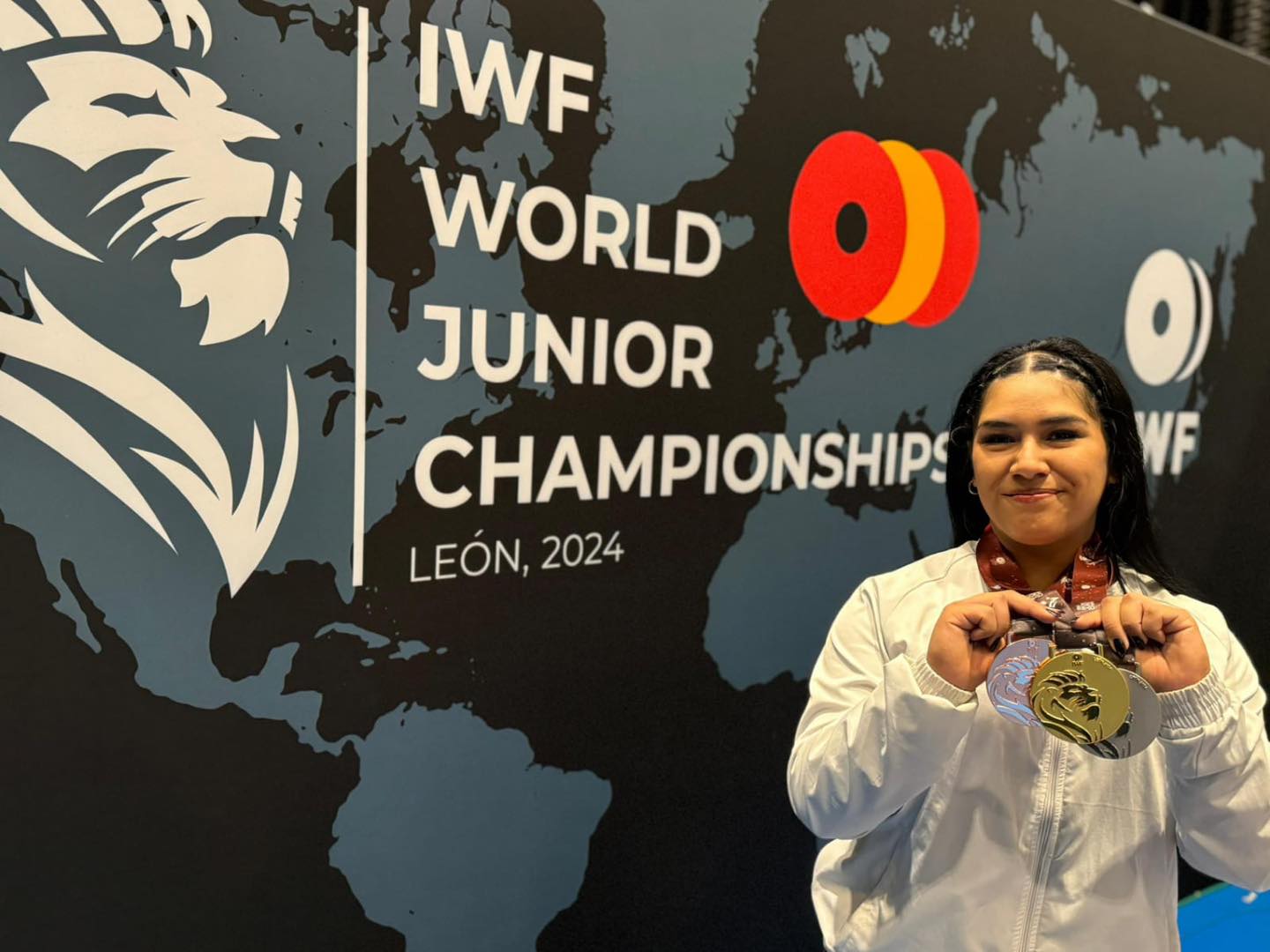 Mayrín Hernández llegó al Campeonato Mundial Juvenil de León, España como campeona de los Juegos Nacionales CONADE Foto: Especial
