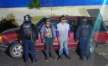 Detienen a dos hombres en Jocotitlán por posesión de hidrocarburo de dudosa procedencia