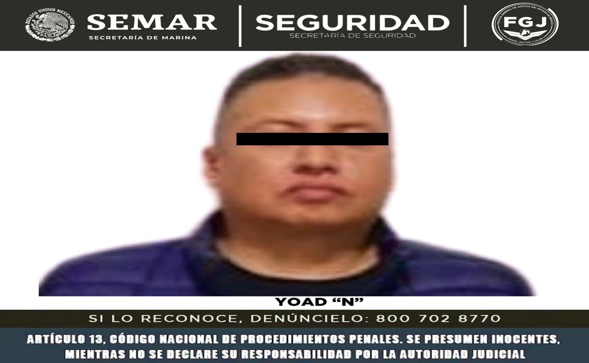 A Yoad “N” se le encontraron envoltorios con presunta droga. Foto: Especial