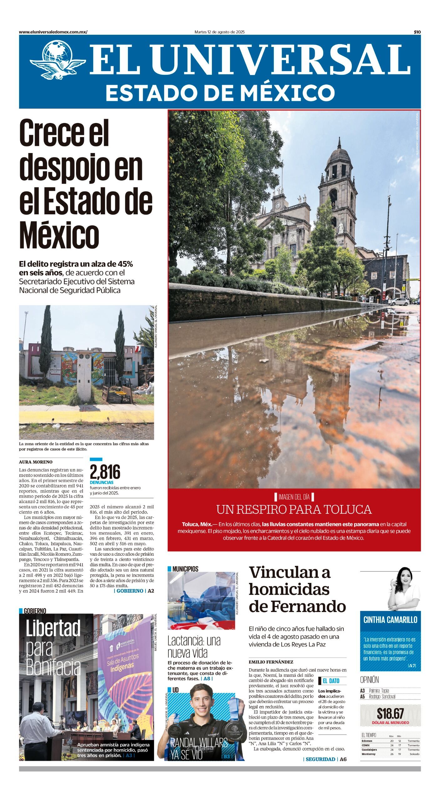 Portada 12 de agosto
