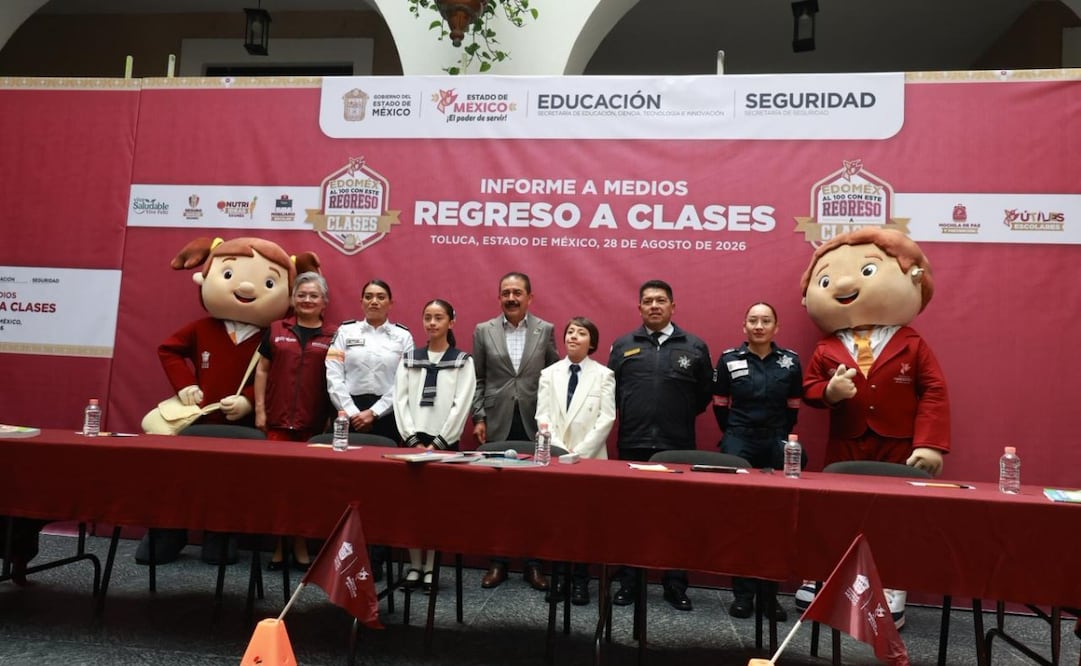 Más de 4.2 millones de estudiantes regresarán a las aulas del Estado de México este 31 de agosto. Foto Alejandro Vargas / El Universal