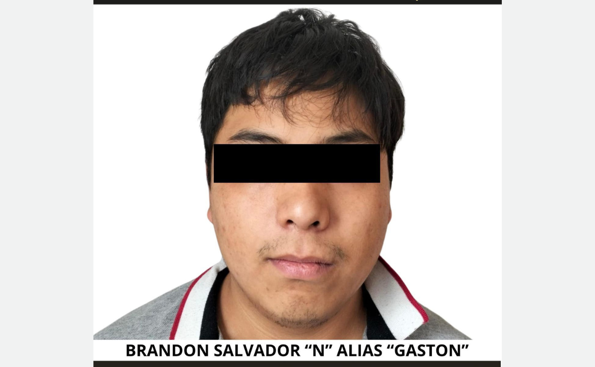 Brandon Salvador “N”, alias “Gastón”, fue vinculado a proceso en los juzgados de Ecatepec por su presunta participación en delitos contra la salud Foto: Especial