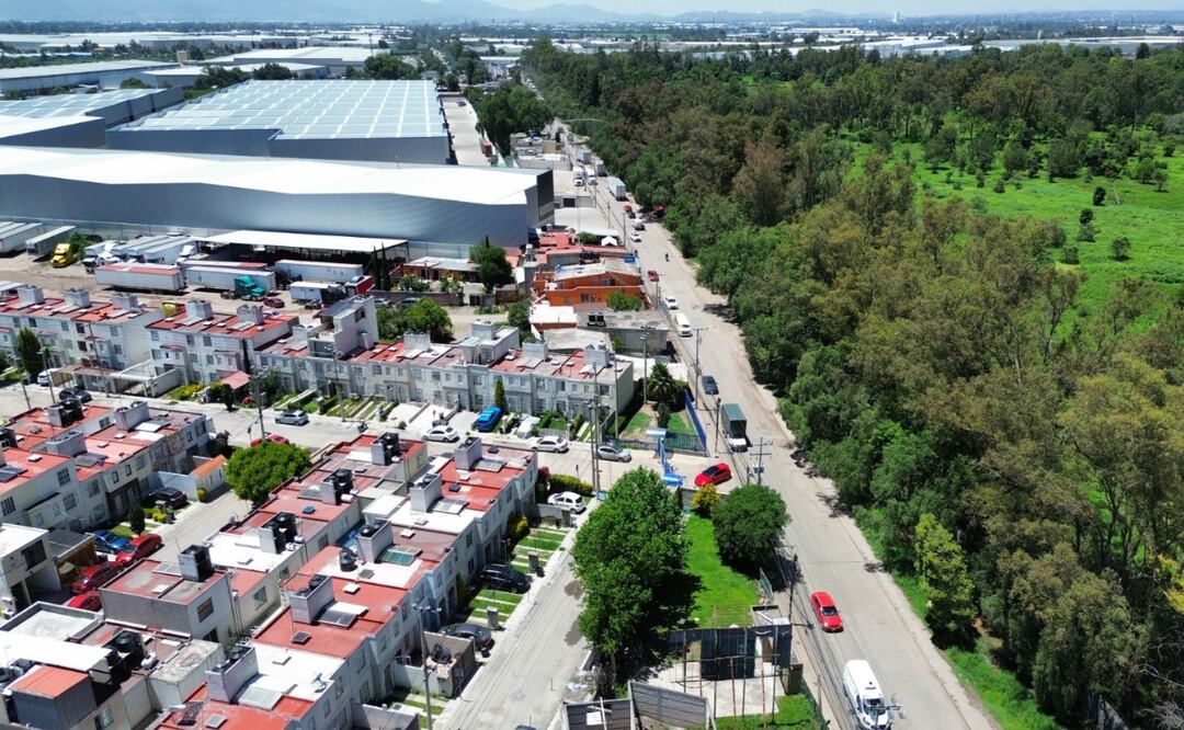 Bloqueo en Cuautitlán: Habitantes de Los Olivos II protestan contra empresas y el mal estado de sus calles. Foto: Arturo Contreras