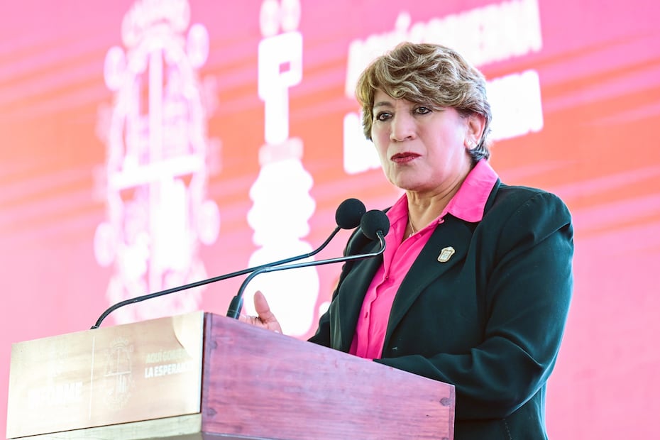 La gobernadora Delfina Gómez confirmó el inicio de la rehabilitación de 55 kilómetros del Periférico Norte, una obra prioritaria para mejorar la movilidad de más de 7 millones de personas. Foto Especial