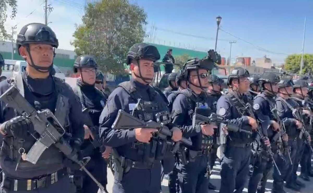 Para eficientar este operativo de seguridad los elementos de seguridad utilizan más de 80 vehículos oficiales. Foto: Especial