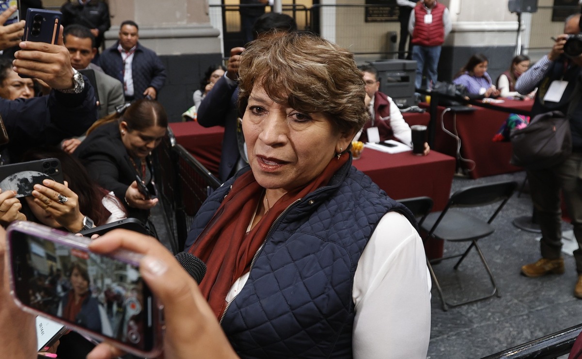La gobernadora Delfina Gómez reconoció que los cambios en el gabinete son para avanzar su administración. Foto: Jorge Alvarado.