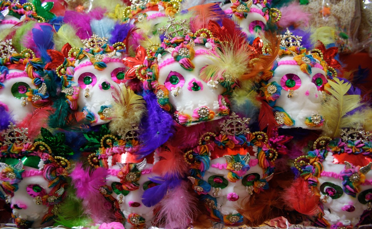 Las calaveritas de azúcar son una tradición prehispánica en México. Foto: Especial. 