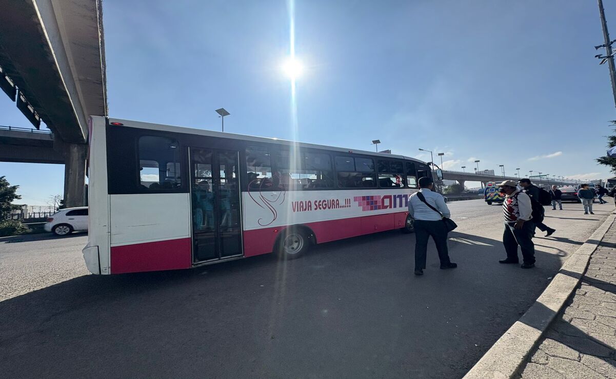 ¡14 Pesos y sin seguridad! Asaltan camión en Cuautitlán Izcalli el primer día del alza al pasaje