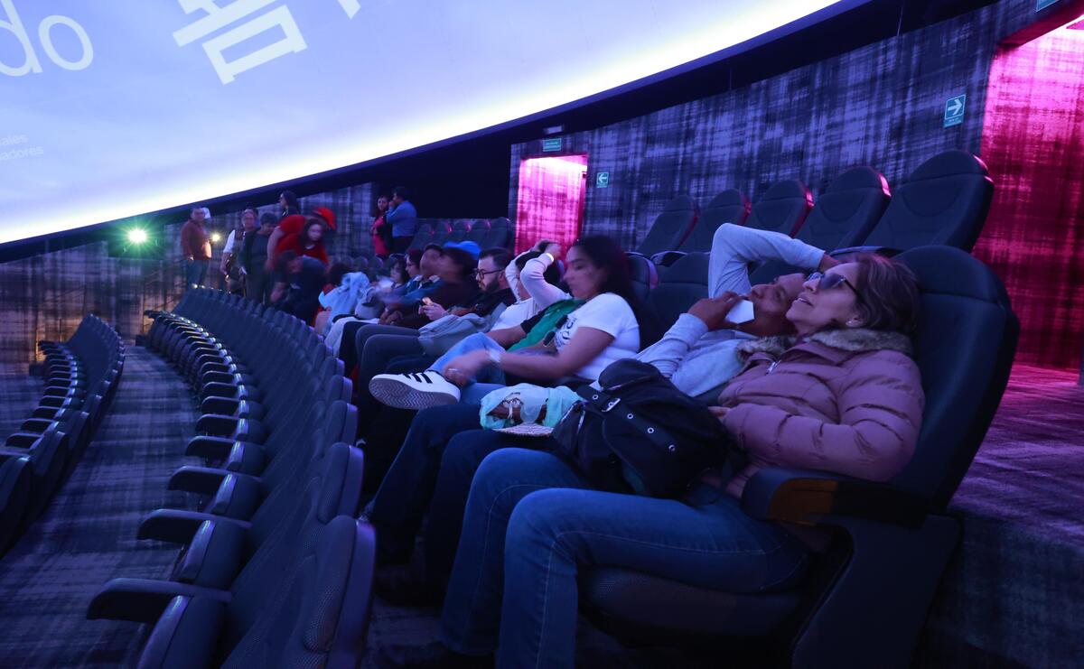 Después de un año el planetario ubicado en el parque de la ciencia fundadores abrió nuevamente sus puertas Foto: Alejandro Vargas