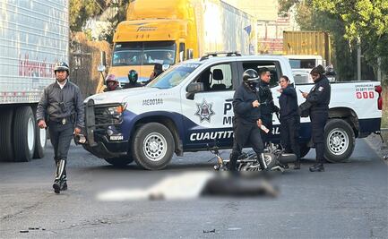 ¡Fatal accidente! Motociclista pierde la vida en la México-Querétaro