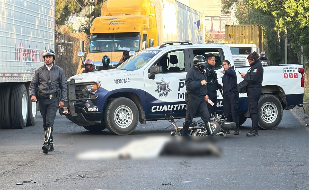 ¡Fatal accidente! Motociclista pierde la vida en la México-Querétaro