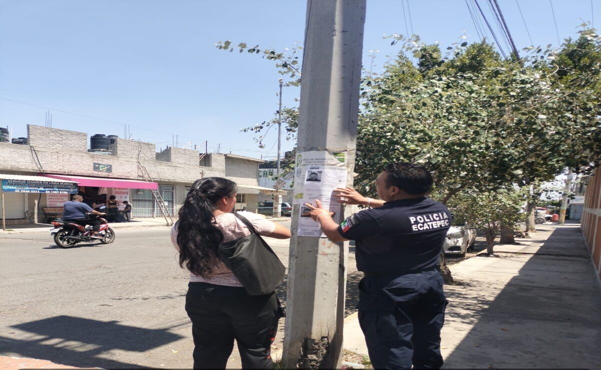 La familia ha tenido el apoyo de elementos policiales / Foto: Especial
