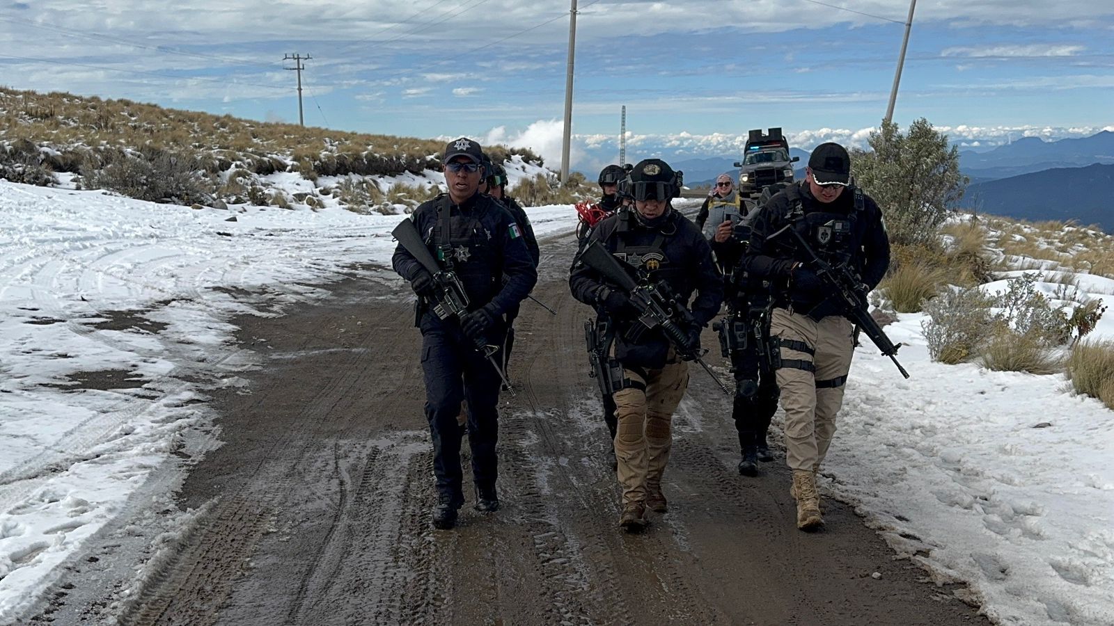 Realizan patrullajes para garantizar la seguridad en la zona. Foto Especial