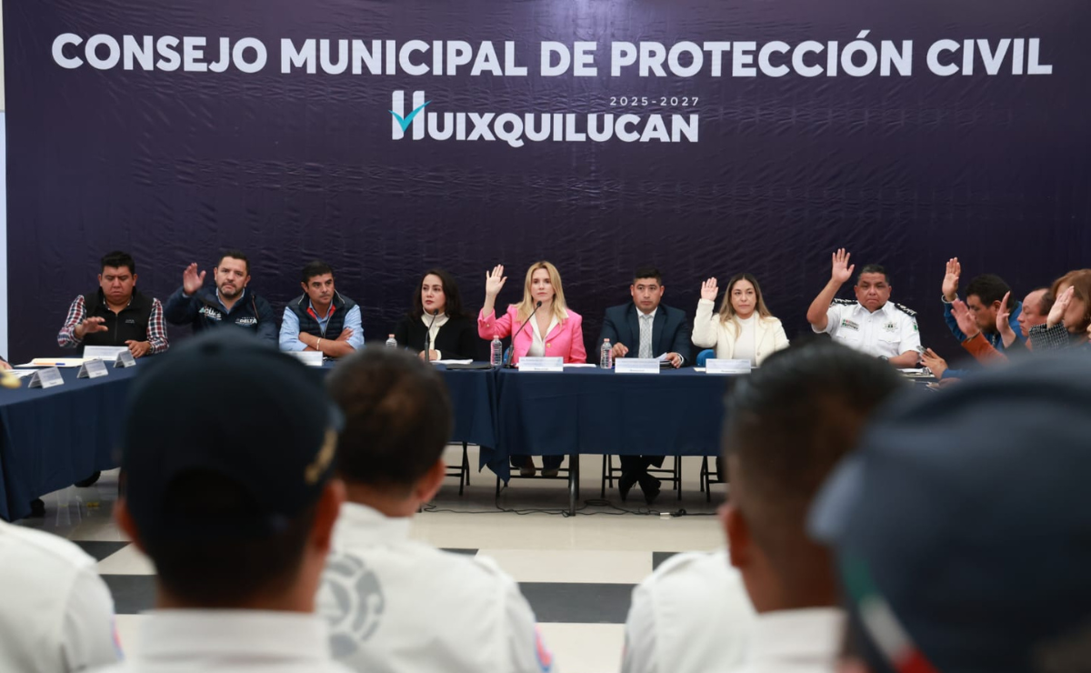 Huixquilucan se prepara para las lluvias: Alcaldesa activa Plan de Protección Civil