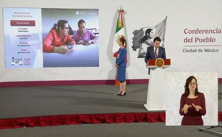 Delfina Gómez anuncia plan para fortalecer la educación media superior en el Valle de México