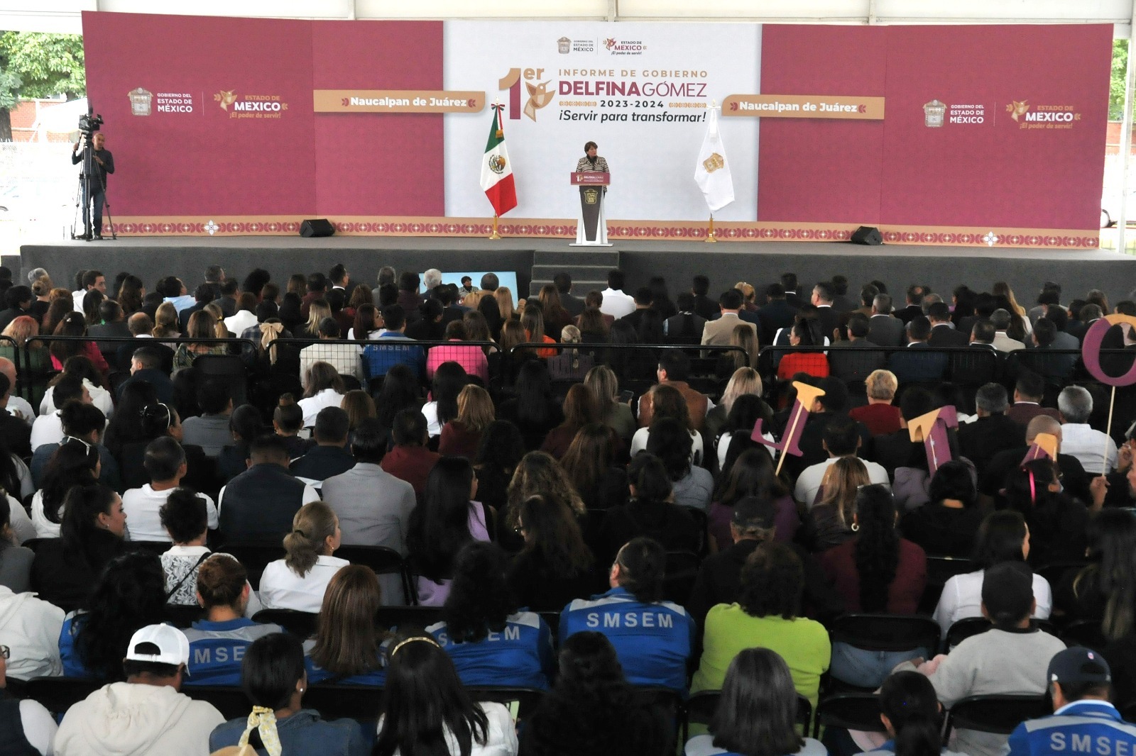 Delfina Gómez subrayó la incorporación de 9 millones de mexiquenses al esquema IMSS-Bienestar. Foto Especial