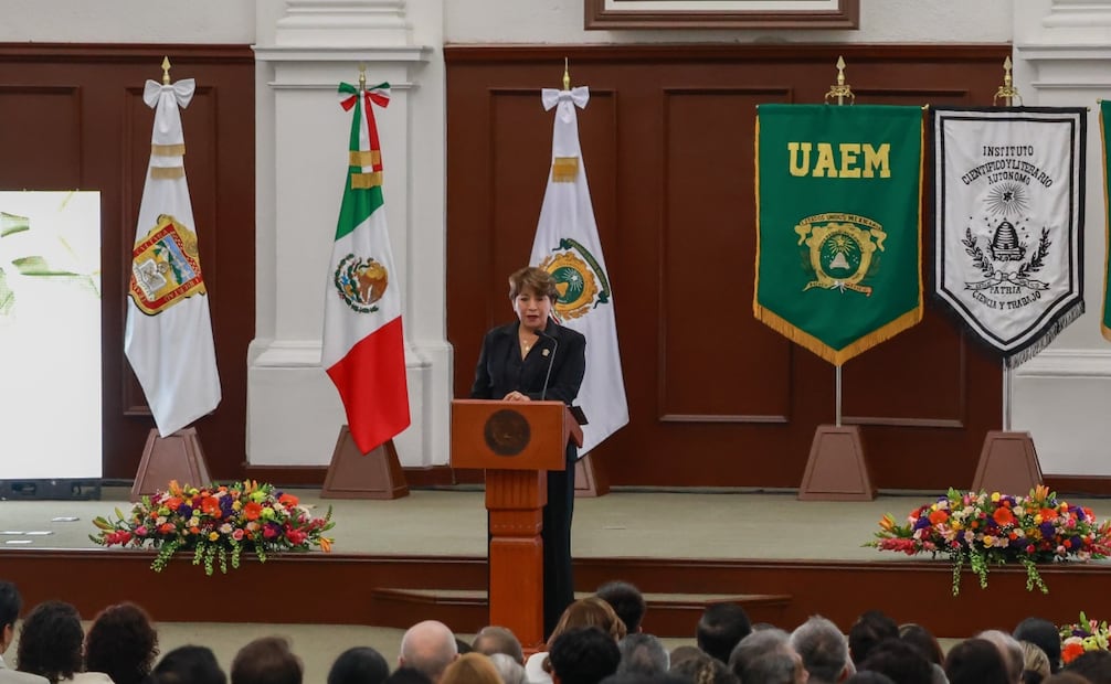 Al evento asistió la gobernadora del Estado de México, Delfina Gómez Álvarez. Foto Alejandro Vargas / El Universal
