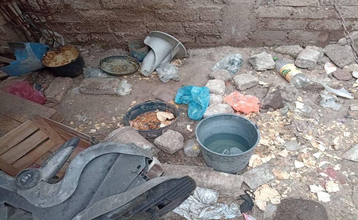 Vivían en un patio lleno de basura / Foto Especial