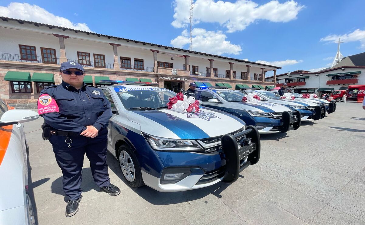 Hace menos de tres meses, el municipio de Atlacomulco contaba con tan solo 8 patrullas en funcionamiento. Foto: Michelle Sánchez / El Universal Estado de México