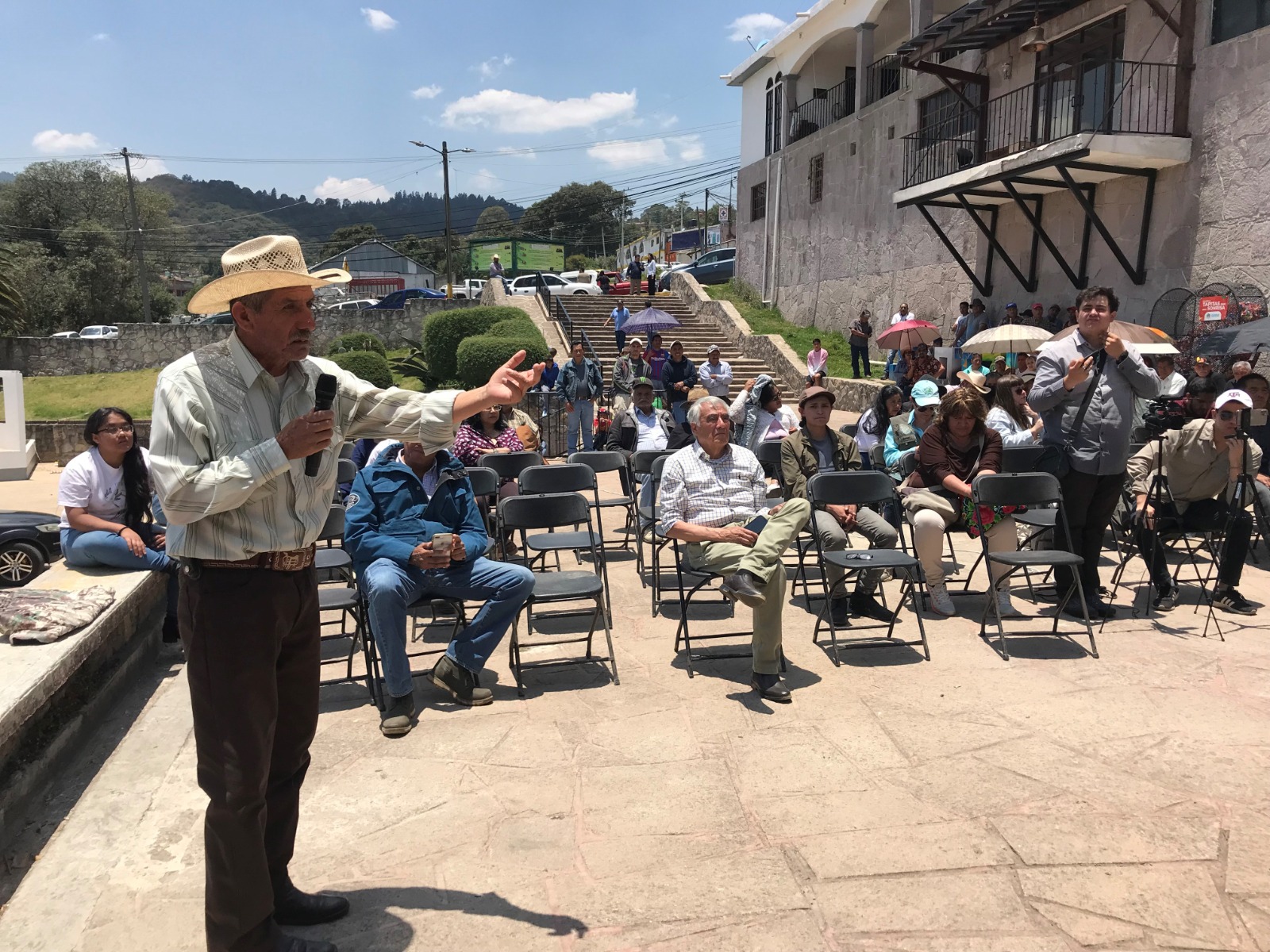 En 2017 habitantes de Jilotzingo intensificaron su lucha para la protección de sus bosques. Foto Rebeca Jiménez