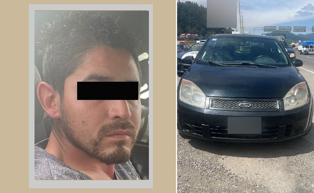 Elementos de la SSEM detuvieron al conductor a fin de deslindar responsabilidades. Foto: Especial