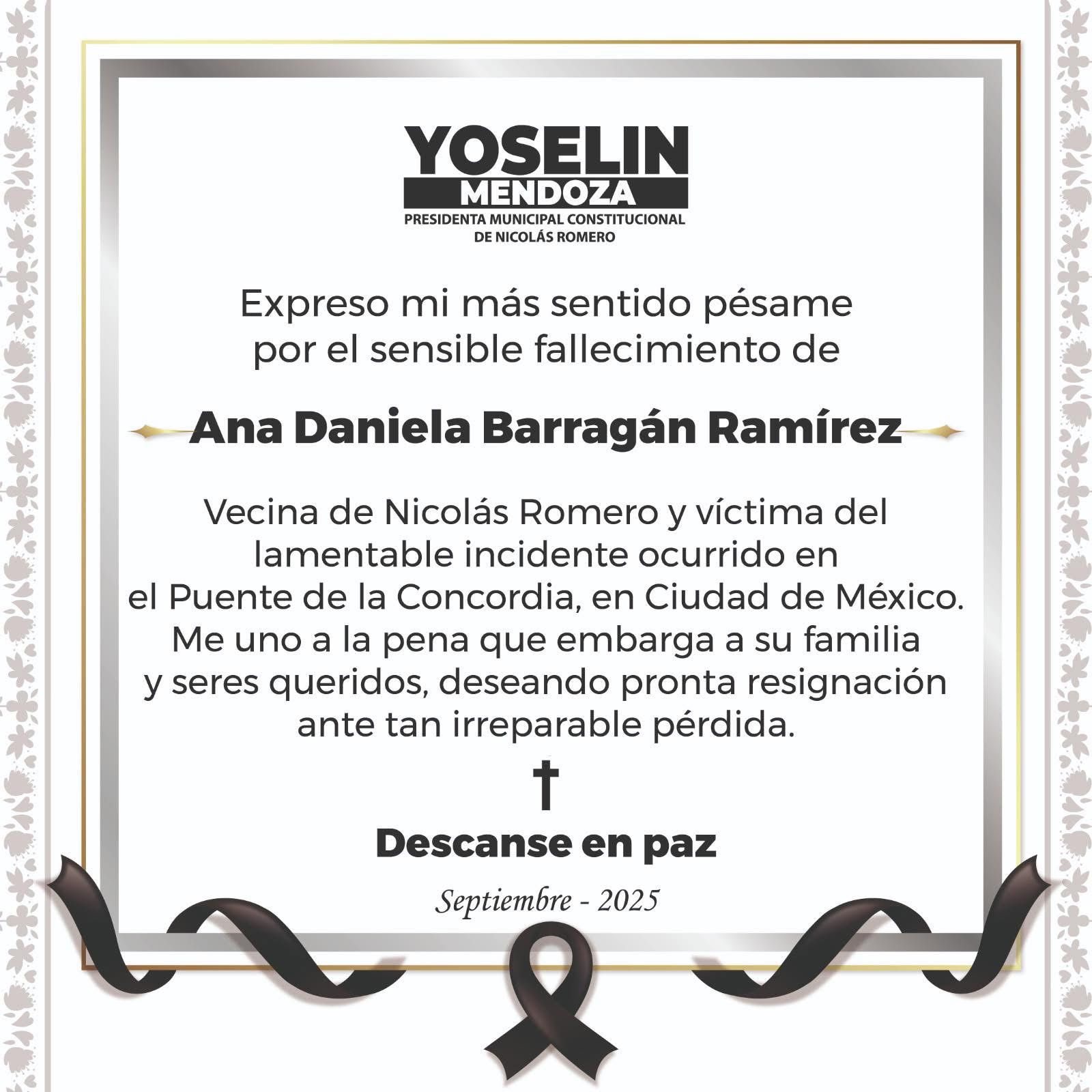 El Ayuntamiento de Nicolás Romero apoyará a la familia / Foto Especial