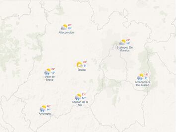 Clima 22 de octubre: chubascos y descargas eléctricas en el Valle de Toluca