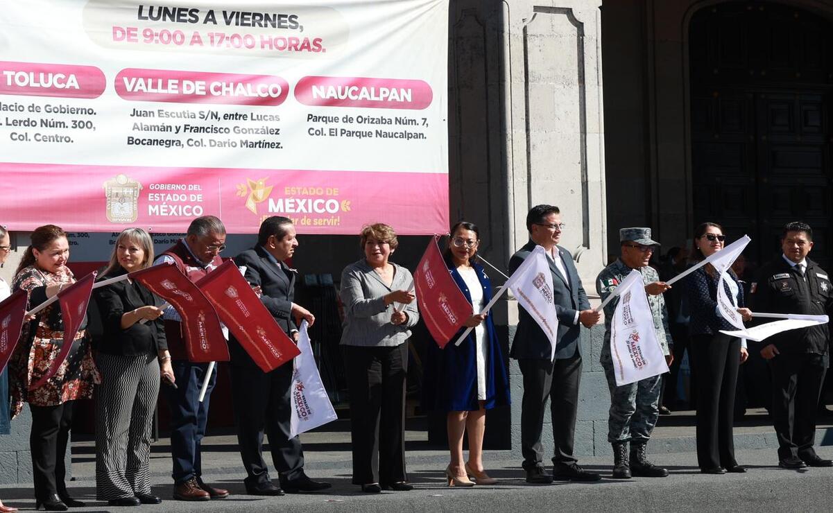 Delfina Gómez agradeció a las dependencias por sumarse a la causa / Foto Alejandro Vargas