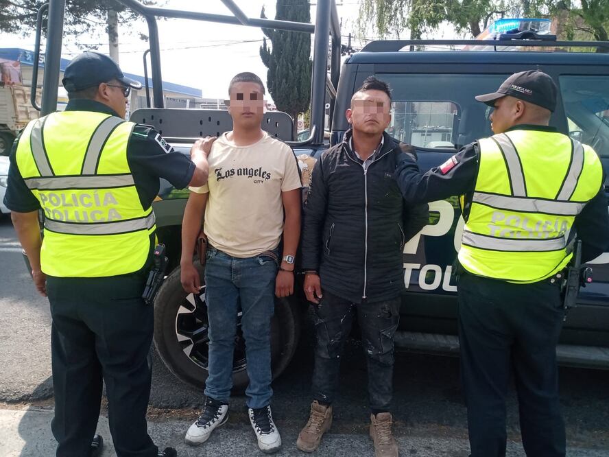 La rápida intervención de la policía municipal permitió la detención de los presuntos responsables del ataque. Foto Especial