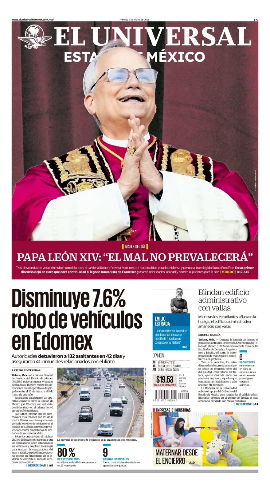 Portada 9 de mayo 2025